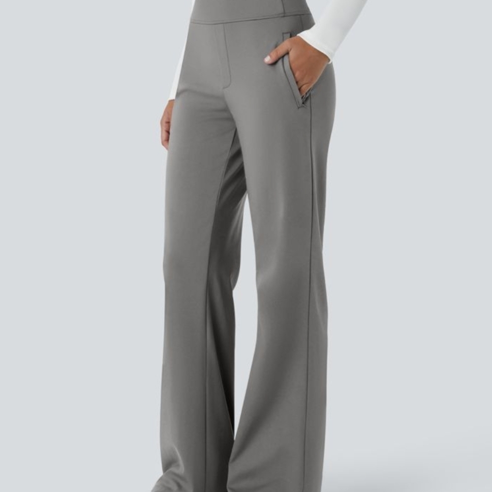 HALARA Gray Wide-Leg Women's Pants